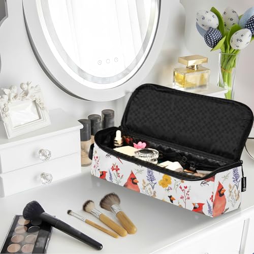 Funny Northern Birds Organizador 2 en 1 para Herramientas de Cabello con Tapete Resistente al Calor Impermeable para Planchas, Alaciadoras y Rizos miniatura 6