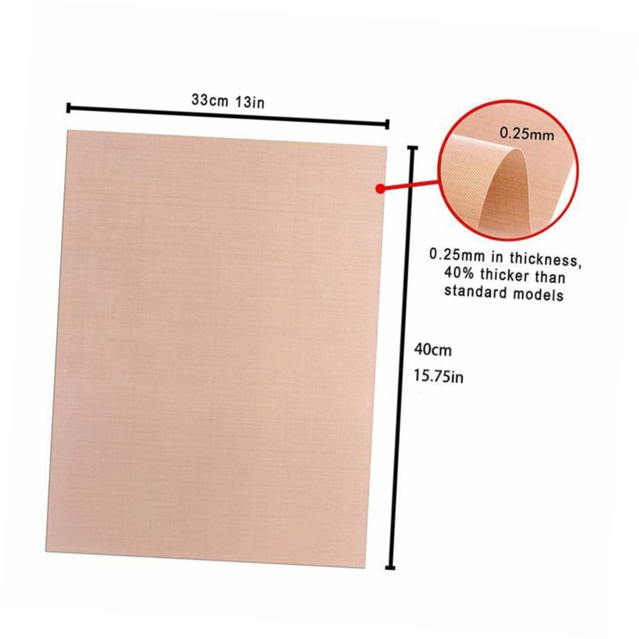 Gogogmee 2Pcs Copper Non Stick Bbq Grill Mat Heat Pad for Outdoor Cooking Portable Baking Sheet for Indirect Cooking Gas Electric Grills for Meats Veggies and More