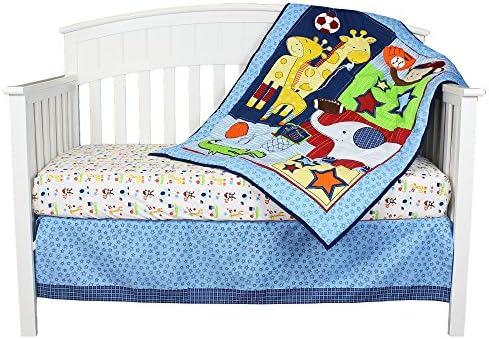 Ready Set Go 3 Piece Crib Bedding Set