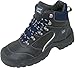 Produktbild Schnürstiefel S3 / Sicherheitsschuh S3 Zittauin Sportschuhoptik, Glattleder, Stahlkappe, rutschfeste PUR Laufsohle, Größe 43 EU, Farbe Schwarz/Blau