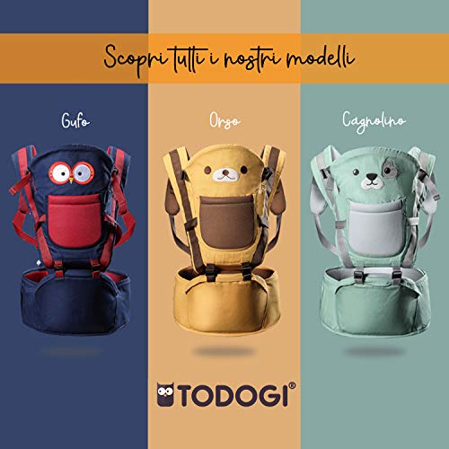 TODOGI Multifunctionele babydraagtas voor baby's, 10 posities in 1, ergonomisch katoen, ademend en licht, verstelbaar… - Image 5