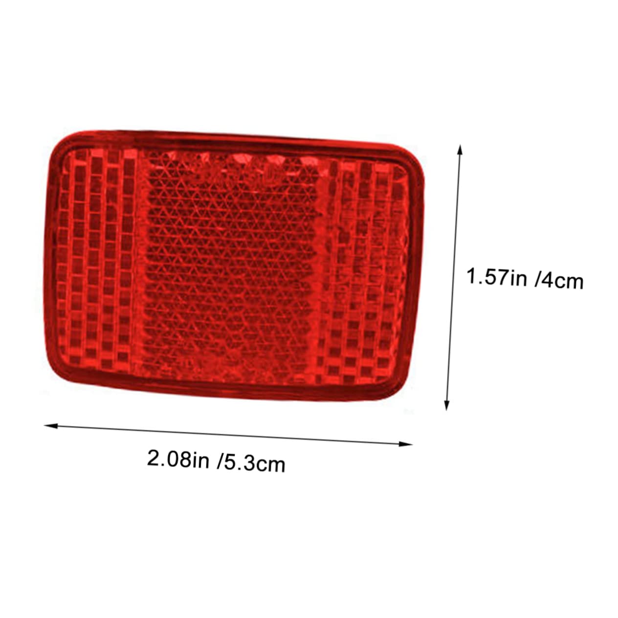 VICASKY 2pcs Mountain Bike Reflector Safety Reflectors for Bikes Easy Install for Night Visibility Accessories for Outdoor Riding