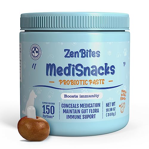 Medisnacks Pill Pouch Paste for Dogs Capsule 150 Servings Peanut Butter Flavoured Immune and Digestive Support to Conceal Medication for Dogs Natural Soft Dog Treats 106oz  Cucciolini Doodles Medisnacks pill pouch paste for dogs capsule 150 servings peanut butter flavoured immune and digestive support to conceal medication for dogs natural soft dog treats 10 6oz   cucciolini doodles