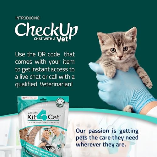 KIT4CAT 2lb Hydrophobic Cat Litter for Urine Collection, Hydrophobic Sand Urine Collection Litter Kit I Collect cat Urine Sample for Test (3 x 11oz Bags) - Thumbnail 5