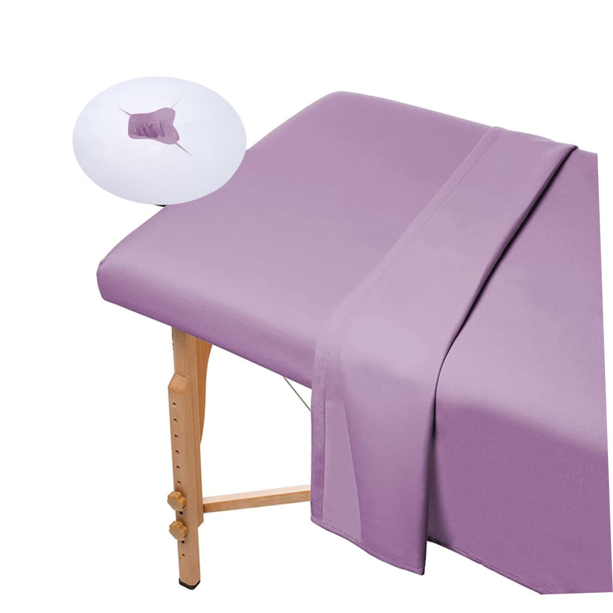 Beatifufu Thickened Non-woven Face Pad 300pcs Rest Cradle Massage Cover Hole Towel for Massage Bed