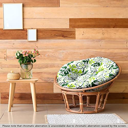 Bextile Papasan Chair Cushion Only, 52 In Cushion For Papasan, Round Leisure Papasan Seat Cushion (Lucky) #TOP7