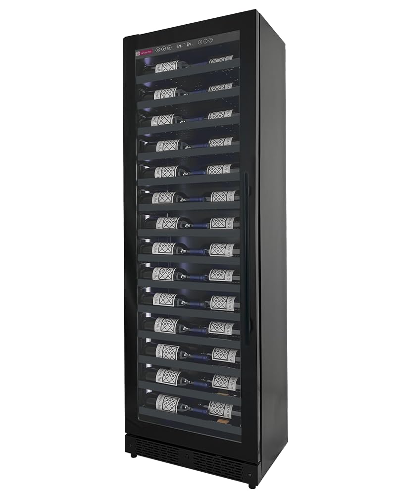 Allavino Wine Cooler 67 Bottle 71" Tall Single Zone Shallow Wine Refrigerator Console VSW6771S-1BL