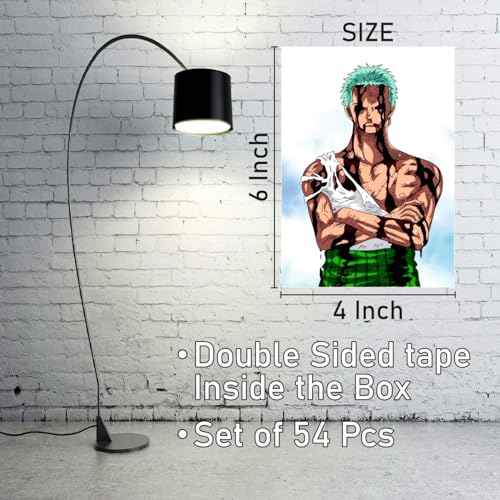 Image of SAW Anime Posters Wall Poster - Pack Of 54 | 4 x 6 Inches | Aesthetic Artwork | Wall Decor Posters For Living Room Bedroom Home And Office | Uplifting Quotes, Study & Productivity Decor
