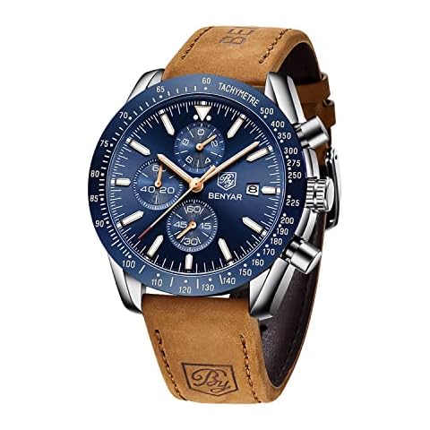 Montre BENYAR Homme Chronographe Étanche Cover