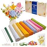 YYUENG TAK 500 piezas Limpiapipas Manualidades Colores Dopamina,Set de Limpiapipas Flores, con Instrucciones y varios accesorios,para Regalos Artesanales y Decoración del Hogar,Pipe Cleaner Flower kit