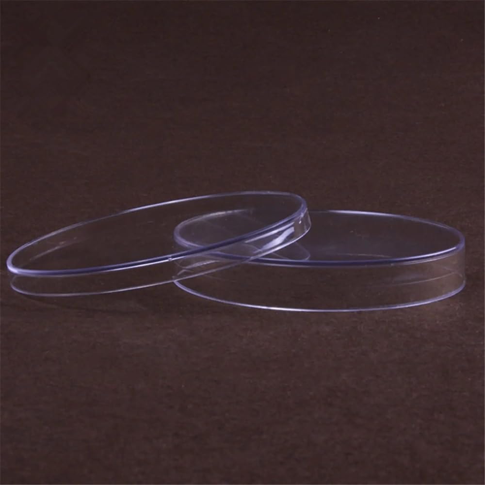 Vetreria da laboratorio 10 pezzi/lotto di piatti di plastica monouso da 90 mm con coperchio in PS