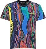 Hochwertige Druckfarben Carlo Colucci Kinder T-Shirt im Allover-Print, Navy, Coenen, Navy, 122/128