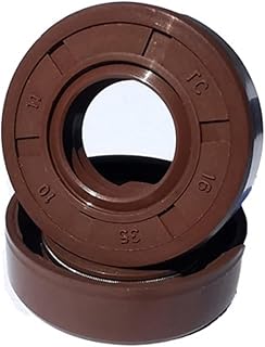 Seal Washer 2pcs FKM Shaft Oil Seal TC-12 * 18/19/20/21/22/24/25/26/27/28/30/32/35/37 * 5/6/7/8/10 13 * 24/26/28 * 7 FKM Covered Double Lip with Garter Gasket Lip (Size : 13x32x7mm 2pcs)