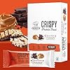 Genius Gourmet Crispy Protein Treat, Chocolate Peanut Butter, Keto Snack, Low Carb, Low Sugar & Gluten Free, Protein Snacks for Adults, 10G of Whey Protein per Protein Bar, 5 Net Carbs, 10 CT