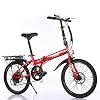 20 inch opvouwbare fiets dames fiets, lichtgewicht stad compacte fiets stedelijke forenzen draagbare fietsen 6 speed…
