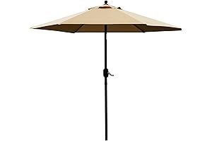 Sunnyglade Tan 7.5' Patio Umbrella