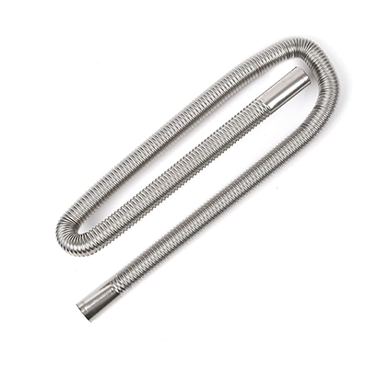 Tubo Scarico per Generatore, 300CM Tubo Scarico Marmitta Set Riscaldatore Ausiliario Silenziatore Scarico Auto Tubo Acciaio Inossidabile con Due Morsetti Acciaio Inossidabile Riscaldatore Diesel