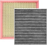 JTBU729-11170 Comb Engine Cabin Air Filter Kit for Chrysler 2010 2011 2012 2013 2014 and for Dodge
