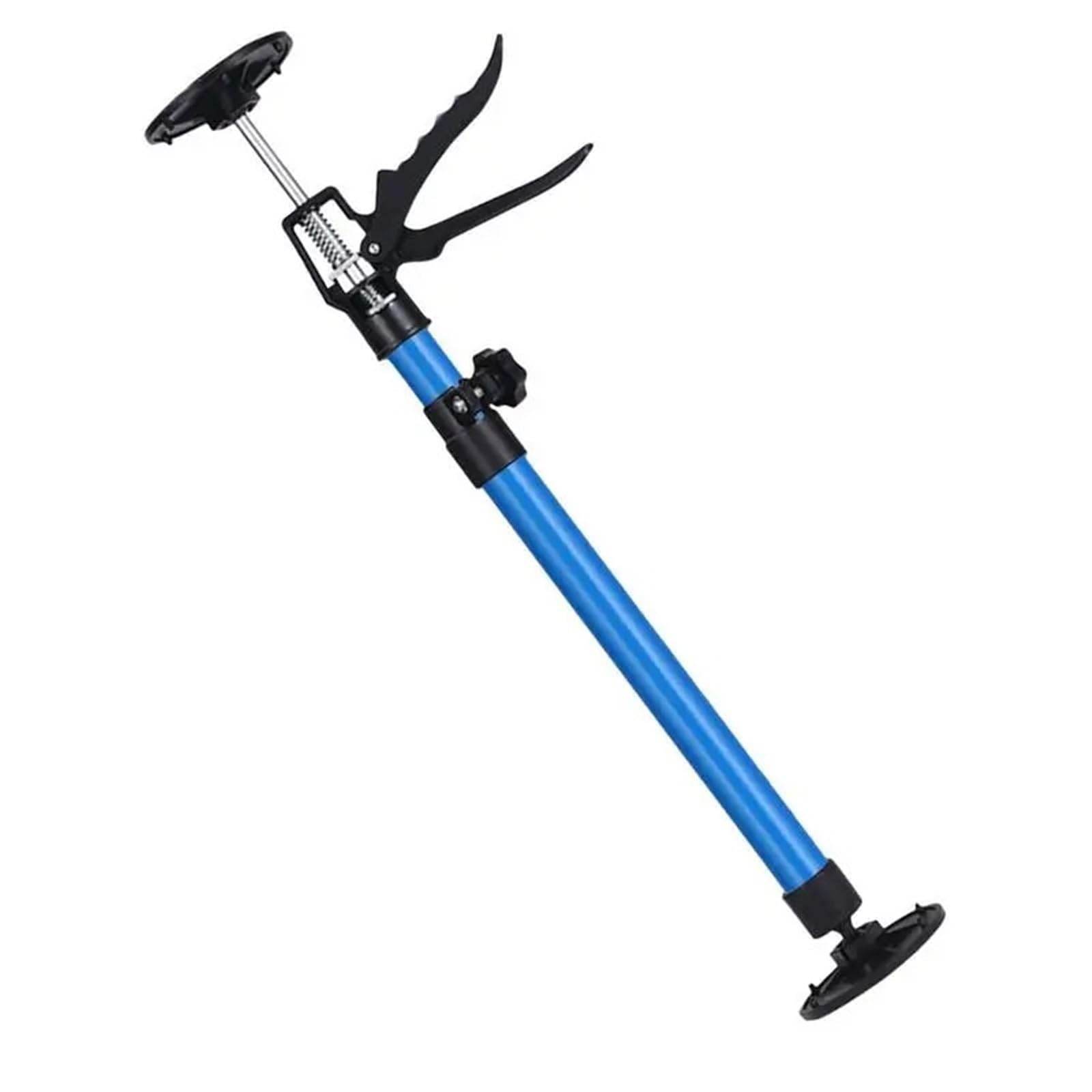 Woodworking Telescopic Support Rod Stainless Steel Cabinet Hanging Lifting Labor-Saving Installation Hand Jack for Cabinet(Blue)