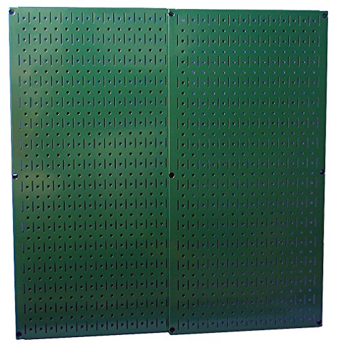 Image of Green Metal Pegboard by Wall Control - 2 Pack
