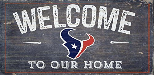 Fan Creations Welcome Houston Texans Distressed 6 x 12, Multi