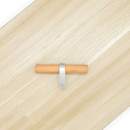 Southst Solid Wood Furniture Cabinet Handles Drawers Wooden Handles Minimalist Hardware Handles Light Home Improvement Accessorie - (Color: F)
