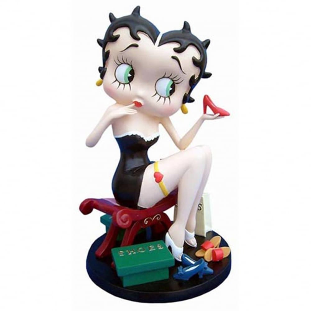 Betty Boop Fitting Shoes 10" Collectable Figurine