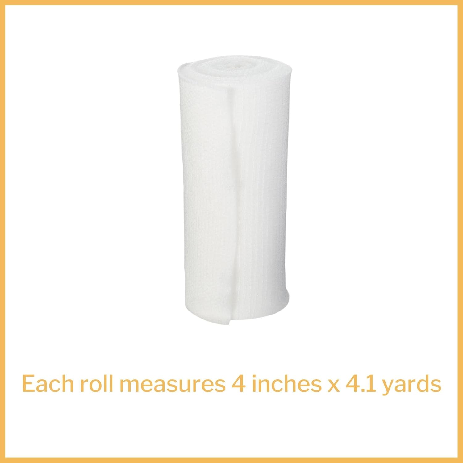 McKesson Conforming Stretch Gauze Bandages, Non-Sterile, 4 in x 4 1/10 yds, 96 Count