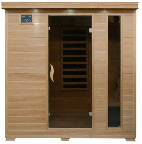 Tranquility 4-Person Hemlock Sauna with Carbon Infrared Heaters