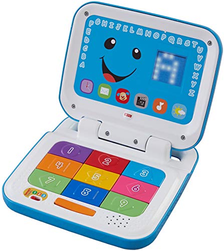 Fisher-Price Laugh & Learn Smart Stages Laptop, Blue/White