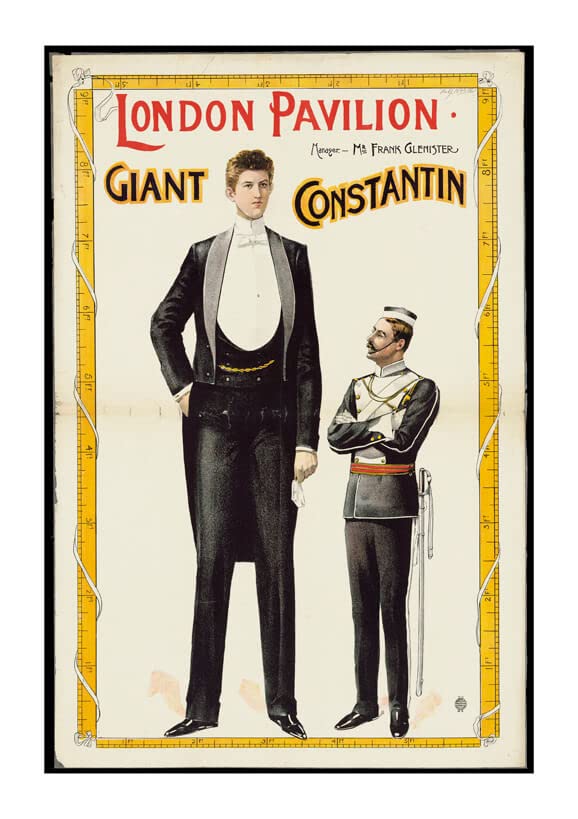 Poster géant Constantin de Londres affiche publicitaire extra large mat