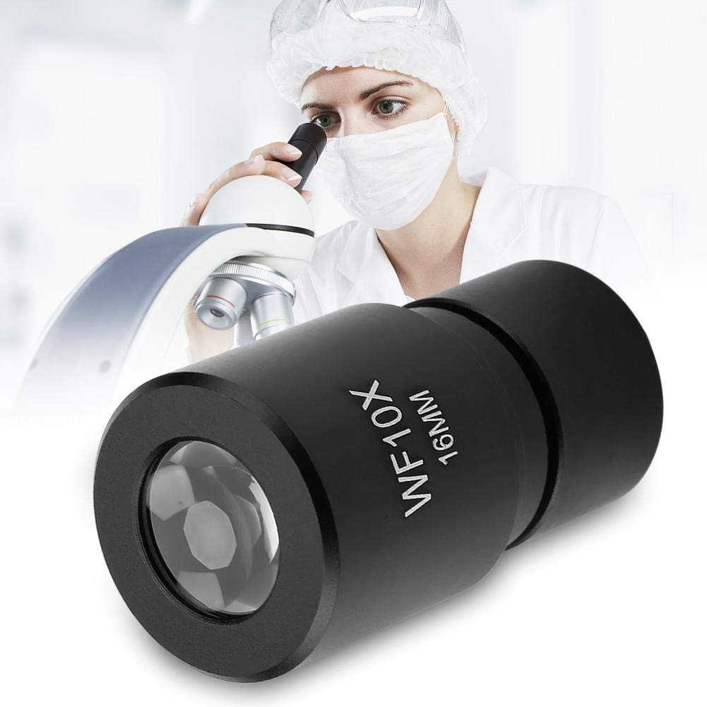 WF 10X Microscopio Oculare Accessori per Microscopio Biologico Microscopio Obiettivo Adattatore per Microscopio Vista