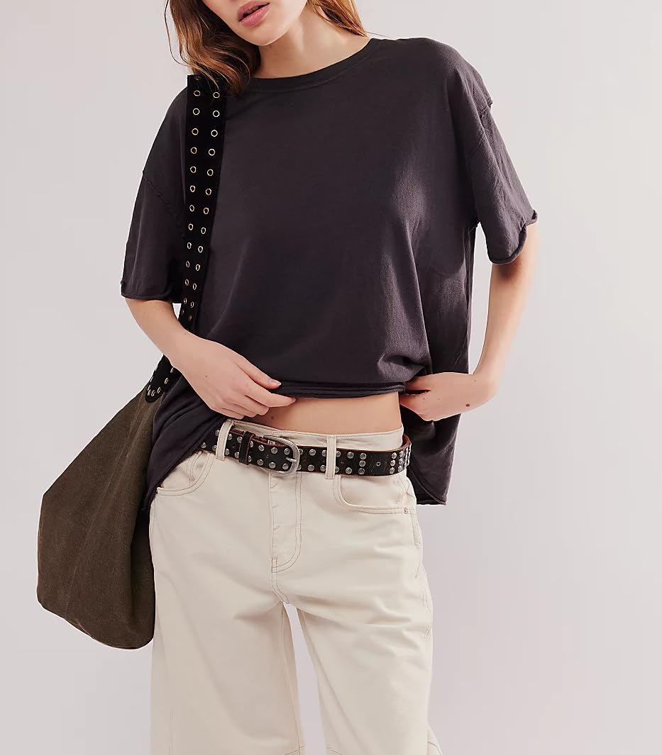 Women Butterfly Shirts Top Short Sleeve Sheer Cutout Tee Tops Y2k Vintage Oversized Summer Blouse - Image 5