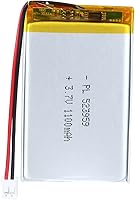 Vista 12 de 802030 Batería Lipo de 3.7V 400mAh 802030 Juego de Batería de Polímero de Litio Recargable con Conector JST PH2.0mm para Dispositivo Electrónico