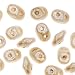 Czech Glass Super Duo 2-Hole Seed Beads 2x5mm Opaque Luster Picasso (8g)
