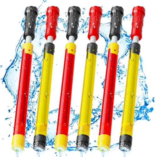 6 Pack Water Guns Squirter Shooters for Kids,Water Blasters Bulk for Kids Ages 4-12 Squirt Guns Pool...