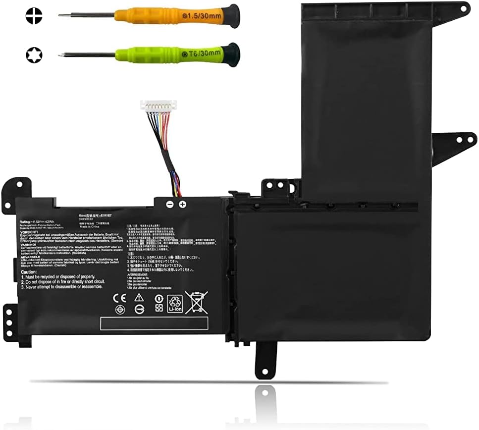 ANTIEE B31N1637 C31N1637 Laptop Battery Replacement for ASUS VivoBook X510 X510U X510UQ X510UA X510UAR X510UF S15 S510U S510UF S510UQ S510UN S510UR S510UA F510 F510U F510UA F510UQ F510QA