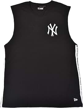 Amazon | [ニューエラ] タンクトップ MLB チェスト ロゴ テーピング