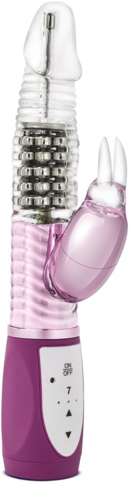 Eden Pleasure Kit 10.25" 7 Function Rabbit and 2.8" Silicone Butt Plug (Rabbit & Plug Kit)