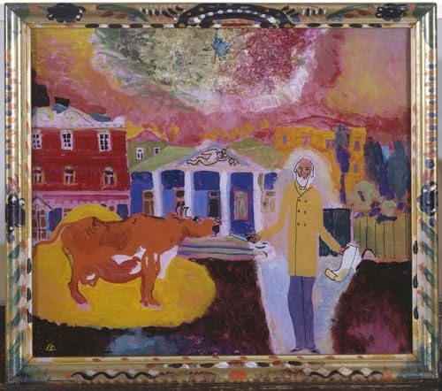 Impression Kandinsky Vache à Moscou - Toile haut de gamme d'art portrait en format 60x90cm