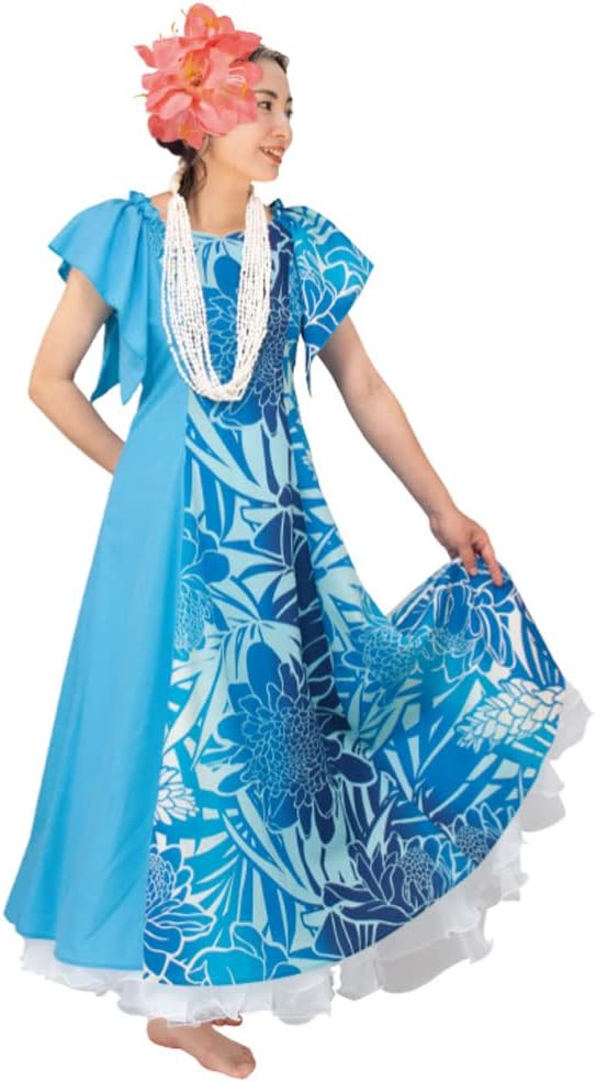 ウリウリ 一体型 2個 フラダンス タヒチアン 赤 黄色 ケース付き