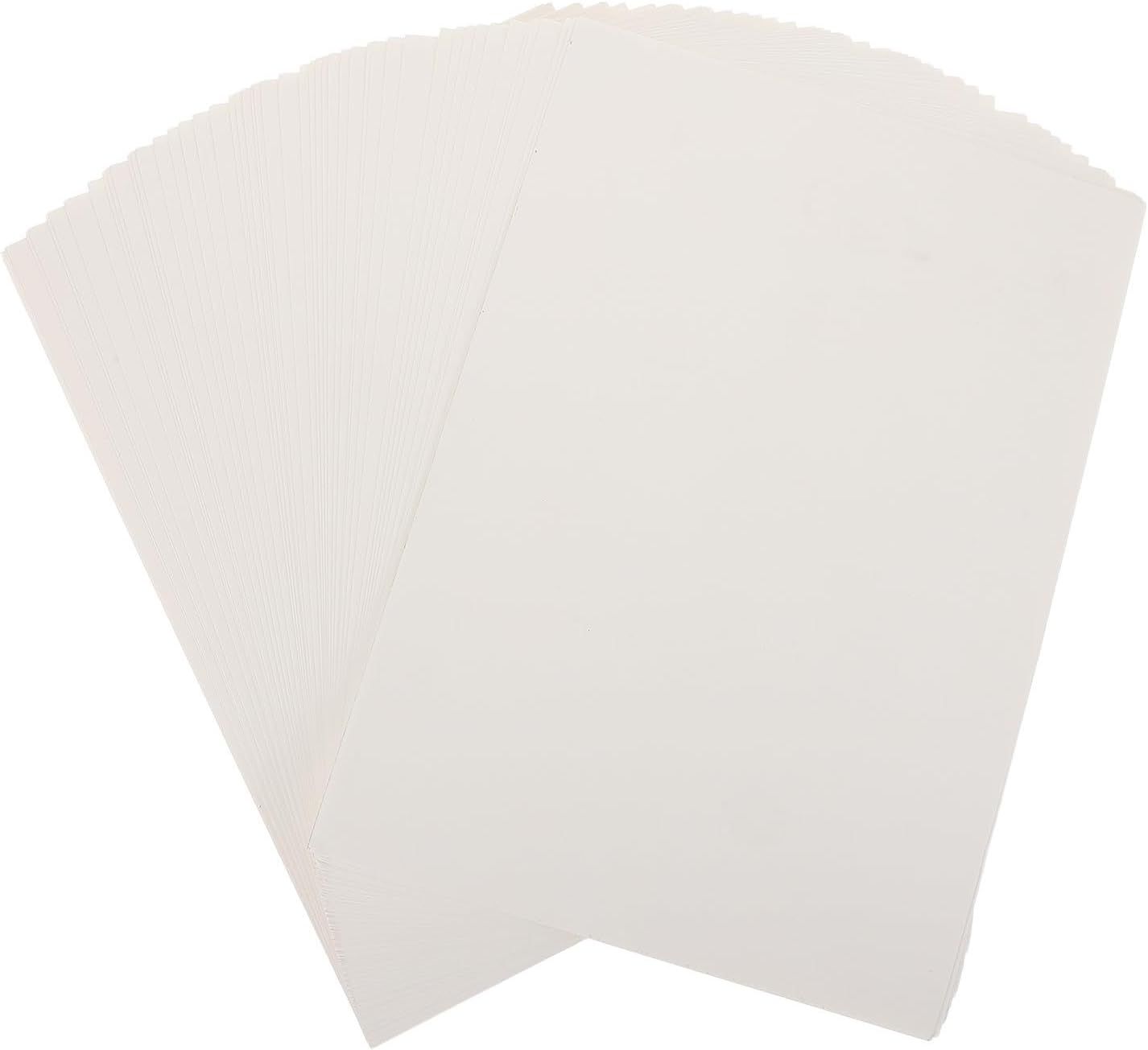 50 Sheets Beige Blank Cardstock for Invitation and Greeting Cards