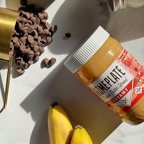 HomePlate Peanut Butter | Creamy | 1 Jar | Made in USA | Perfect for PB&J sandwiches | 7g of Protein | Natural Energy | Non-GMO | No Hydro Oils | No Stir | No Refrigeration needed | Naturally Gluten Free | 1 lb Total - Thumbnail 6