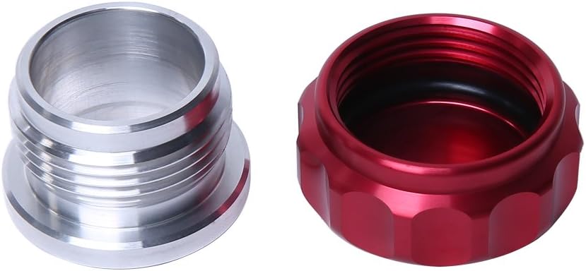 3inches Aluminium Alloy Fuel Cap Weld On Filler Neck And Oil Tank Cap Red Color (3inch)