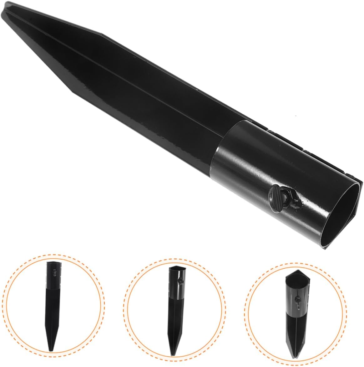 4pcs Reinforced Metal Garden Light Stakes Solar Light Parts for Outdoor Use Lightweight Iron Ground Spikes for Easy Installation Landscape and Lighting