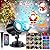 SHEDALED Halloween Projector Lights Outdoor, LED Christmas Projector Lights Outdoor Waterproof with Remote Control, Holiday Projector for Halloween, Christmas, Party, Yard, Garden Decorations
