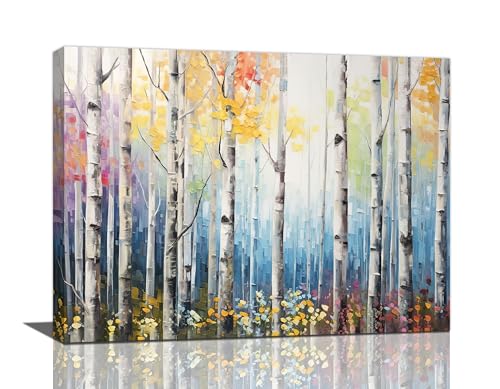 Oil Tree Painting Living Room Wall Decor