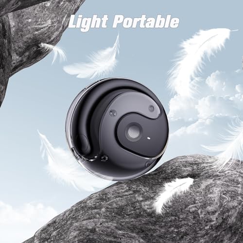 Out of Ear Open Ear Headphones Outside The Ear Wireless Ear Hanging Bluetooth Headset Ows Over The Ear Open Ear Buds Earbuds Outside The Ear Headphones Bone Air Conduction Earbuds Black