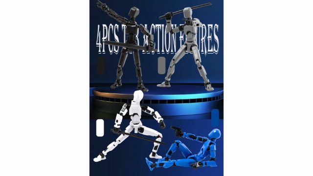 【新品】TAITÙ 26cm 4枚セット Amazon.com: Sulliwayu 4PCS Assembled Titan T-13 Action Figures Set