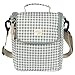 Walking Mum I Love Vichy - Borsa isotermica per alimenti per bambini, grande capacità, design versatile, con manico corto e tracolla, colore: verde, 26 x 23 x 12 cm, Verde, Contemporane immagine